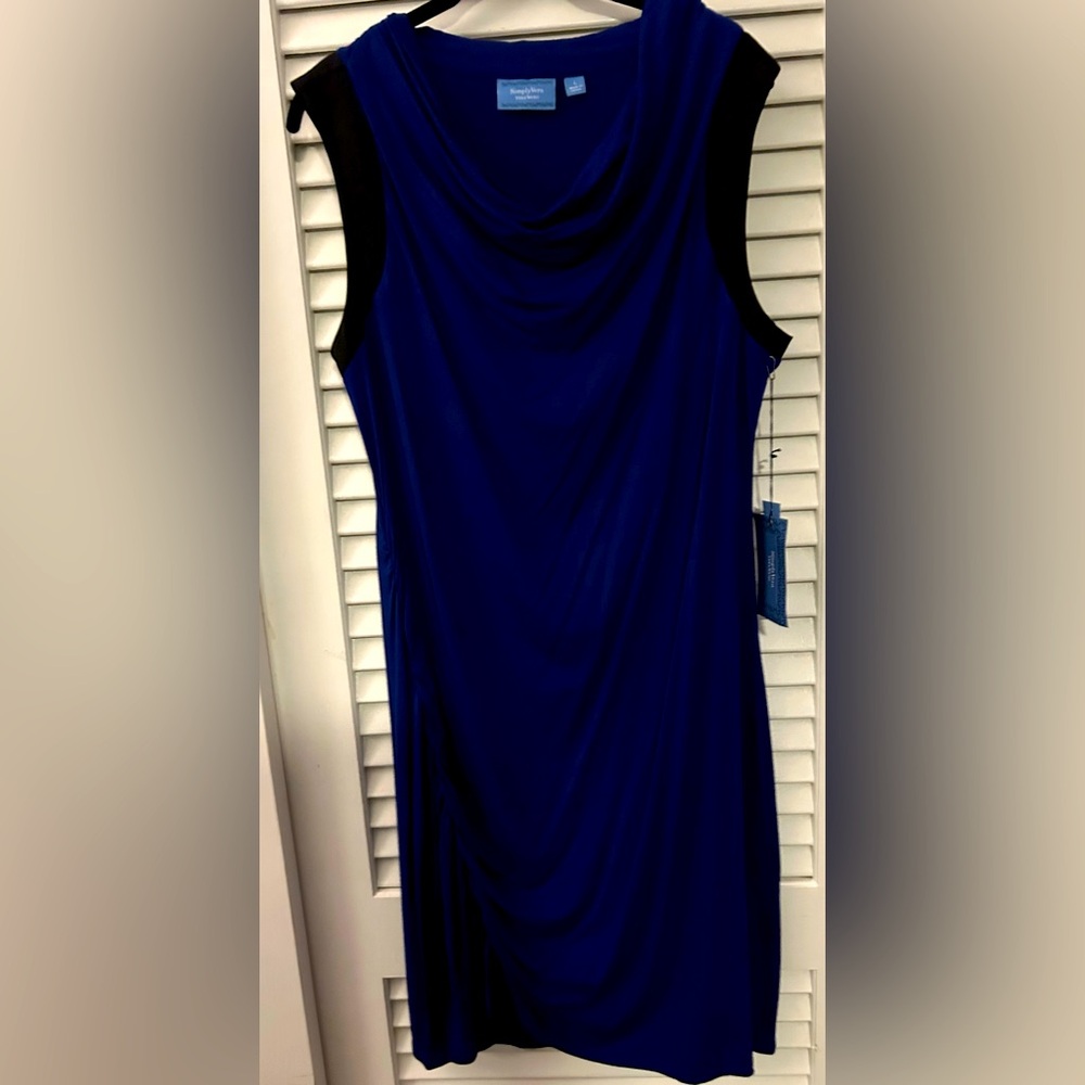 NWT Simply Vera Vera Wang Pure Violet contemporary separates ruched dress